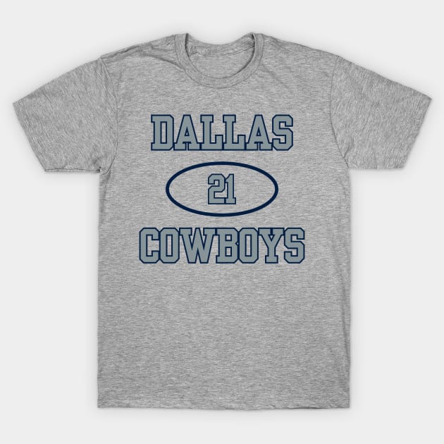 DALLAS COWBOYS DEION SANDERS / EZEKIEL ELLIOTT #21 T-Shirt by capognad